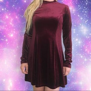 🔥 Crushed Velvet Dress